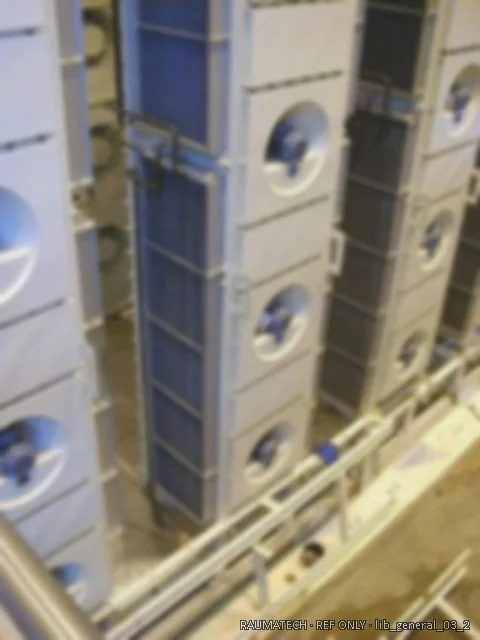 Air tower with fan modules